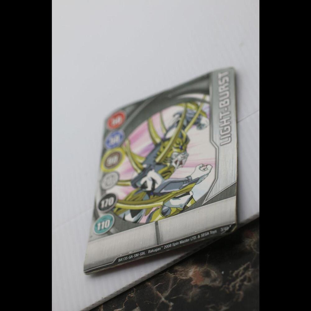 BAKUGAN Battle Brawler "LIGHT-BURST" Metal Gate Card 3/48 BA135 #2